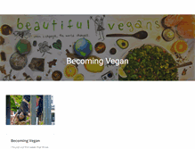 Tablet Screenshot of beautiful-vegan.com